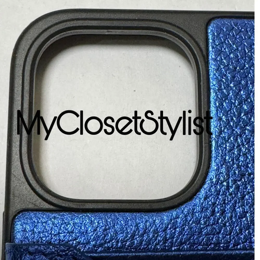 Bandolier metallic blue